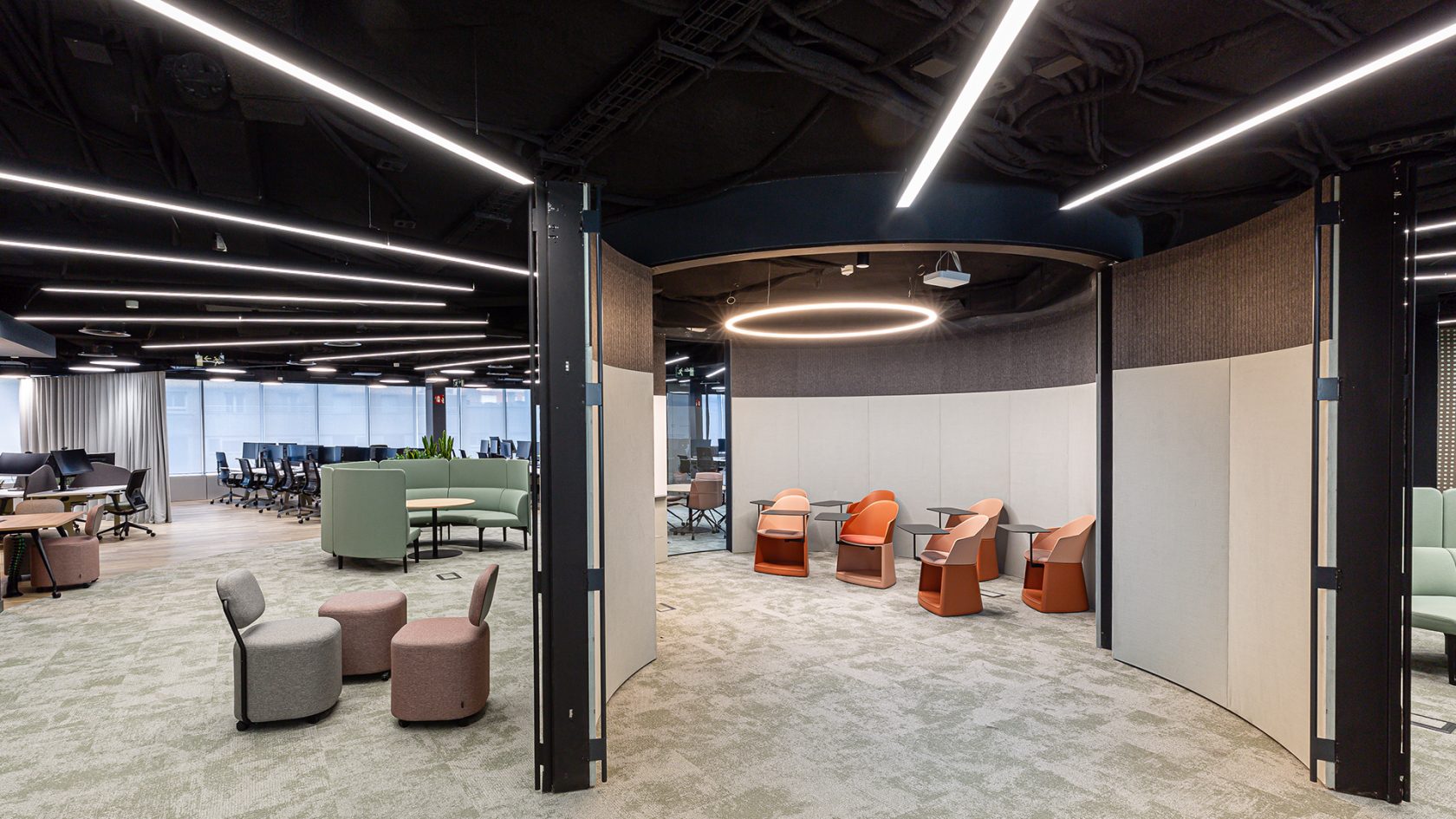 proyecto de equipamiento para las oficinas de CBRE en Madrid