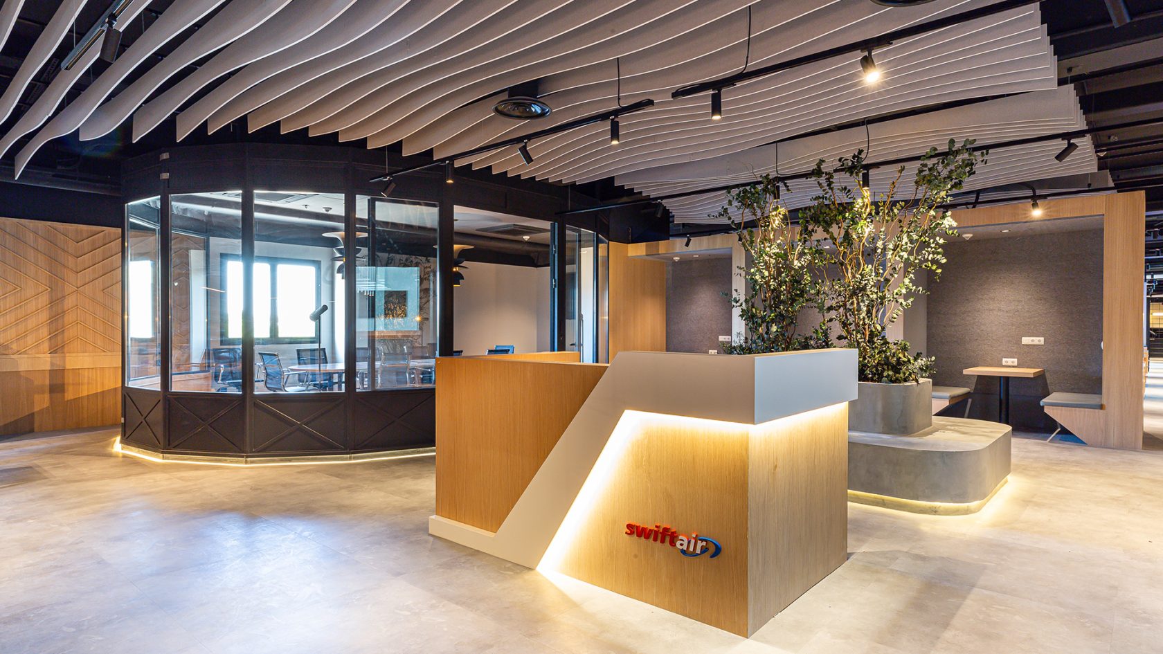 proyecto oficinas corporativas swiftair